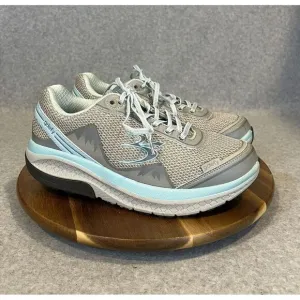 Gravity Defyer GDefy Athletic Shoes Womens 8 Gray Walking Lace Up Mighty‎ Walk