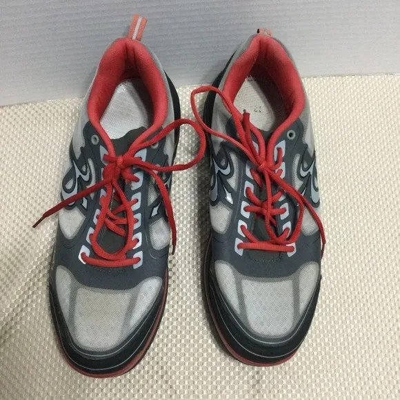 Gravity Defyer GDEFY Ion Athletic Shoes RED/GRAY Mens Walking SNEAKER SIZE 13
