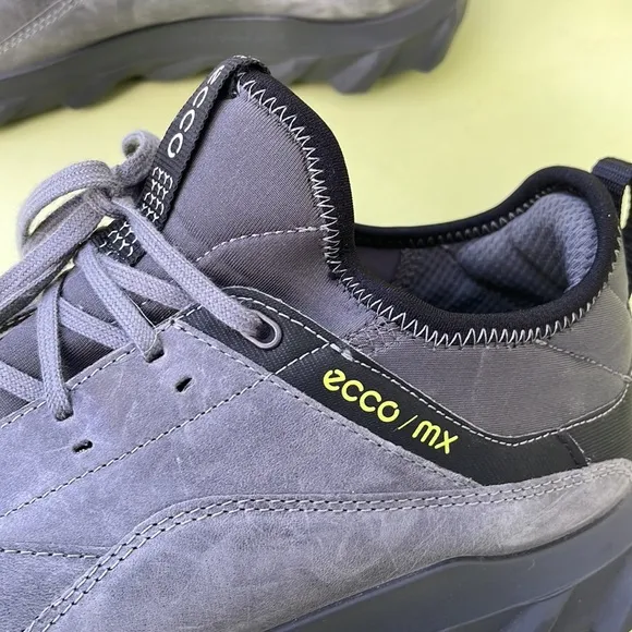 Gray Ecco/mx leather/textile shoes in original box