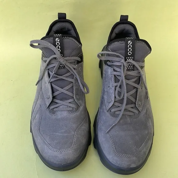 Gray Ecco/mx leather/textile shoes in original box