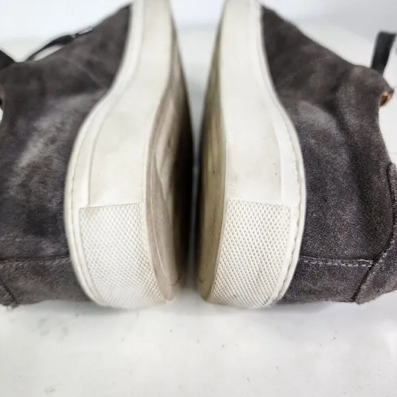 Greats Brooklyn Royale Gray Suede Mens Sneakers/ Shoes US Size 11.5 Casual