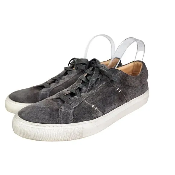 Greats Brooklyn Royale Gray Suede Mens Sneakers/ Shoes US Size 11.5 Casual