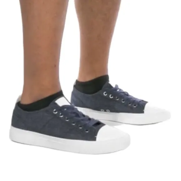 GREATS Men’s Wilson Sneakers in the Size 9.5M in Blue Recycled Denim