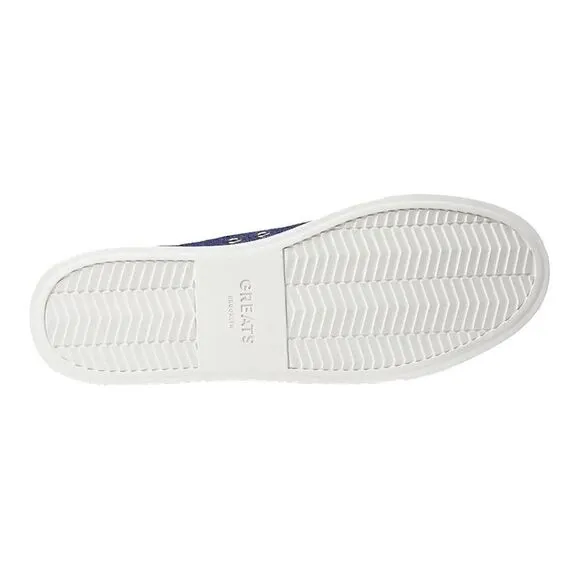 GREATS Men’s Wilson Sneakers in the Size 9.5M in Blue Recycled Denim