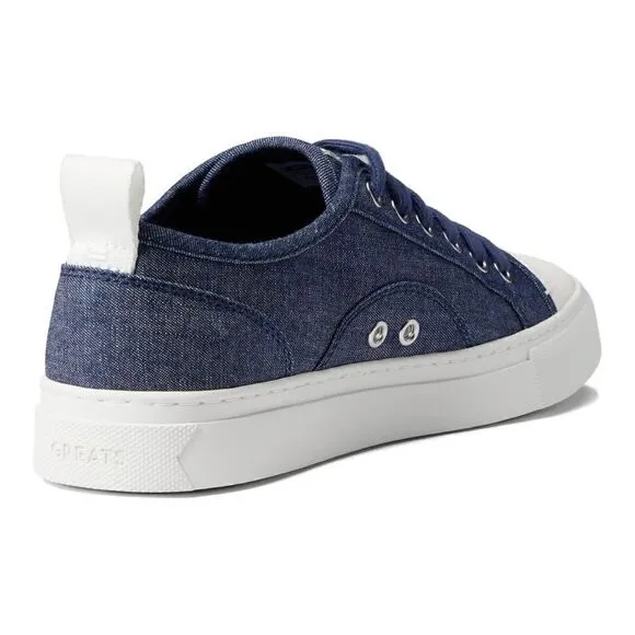 GREATS Men’s Wilson Sneakers in the Size 9.5M in Blue Recycled Denim