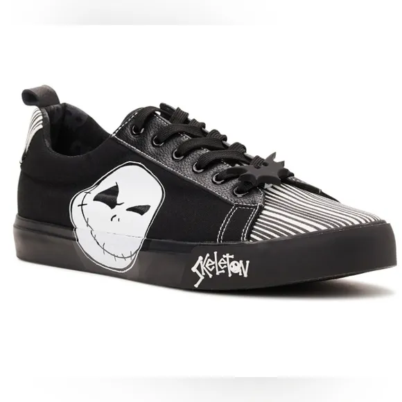 GROUND UP The Nightmare Before Christmas Men's Canvas Lace Up Sneakers