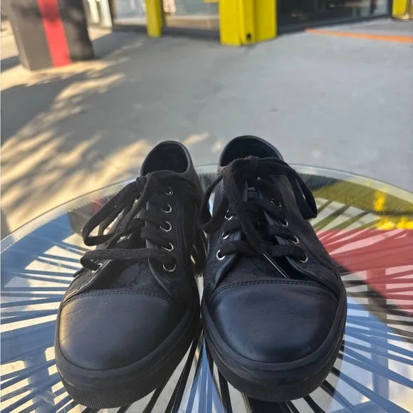 Gucci Black Canvas Sneakers