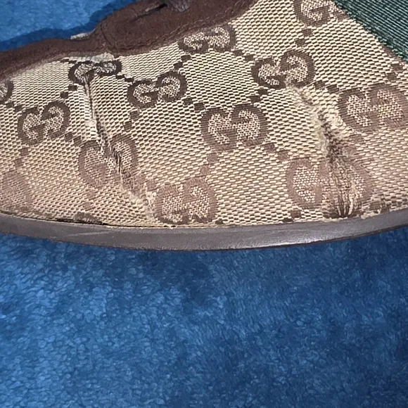 Gucci Brown and Tan Sneakers with Signature Monogram