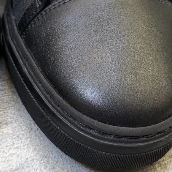 Gucci Monogram Sneakers Black Men 9.5 Canvas Leather