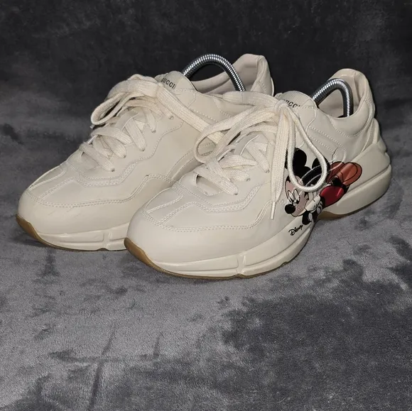 Gucci Rhyton x Disney Mickey Mouse Leather Sneakers