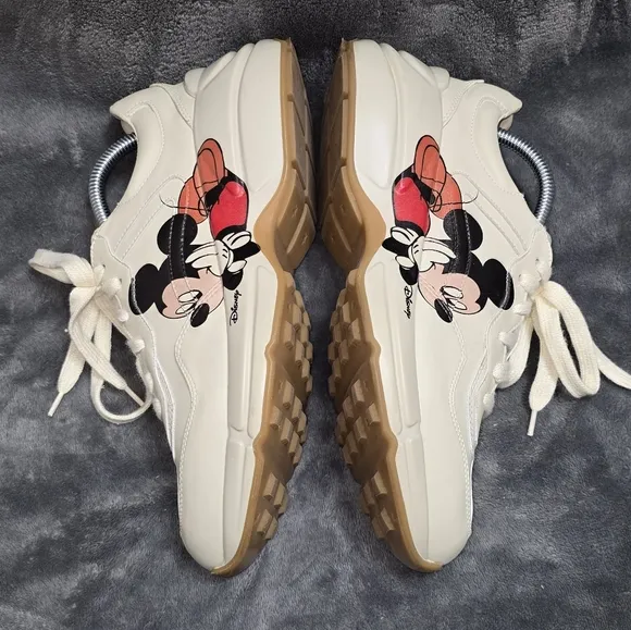 Gucci Rhyton x Disney Mickey Mouse Leather Sneakers