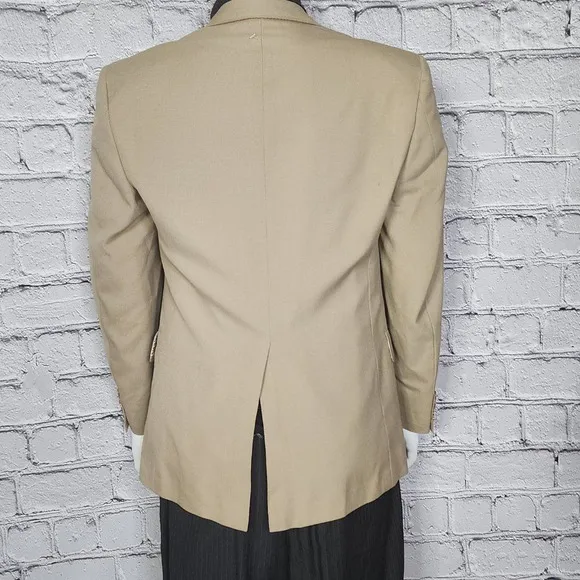 Hart Schaffner &amp; Marx Khaki Two Button Sports Coat, Mens 42R