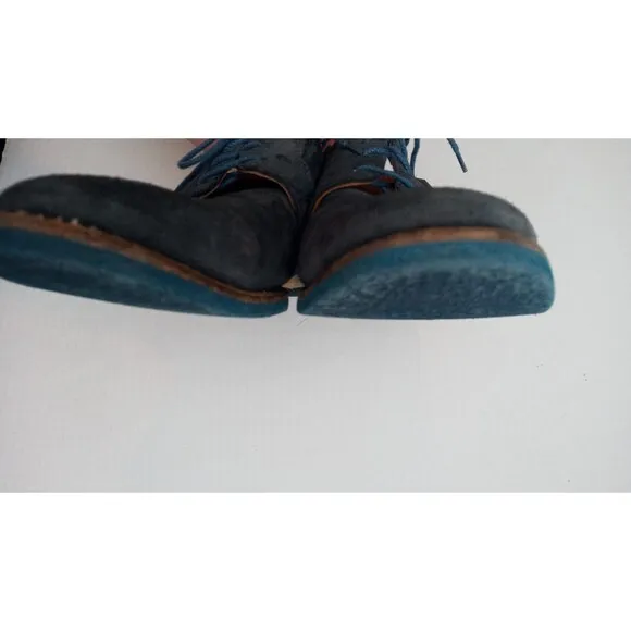 HEL by LLOYD Blue Suede Shoes Mens sz 9 Made in Germany Casual Work