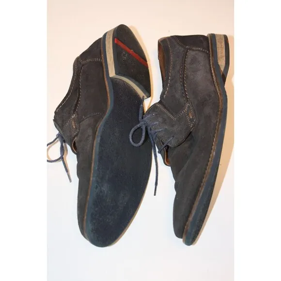 HEL by LLOYD Blue Suede Shoes Mens sz 9 Made in Germany Casual Work