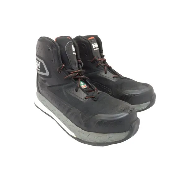 Helly Hansen Men's Mid-Cut CTCP FreshTech Safety Boot HHS222002 Black Size 9.5M