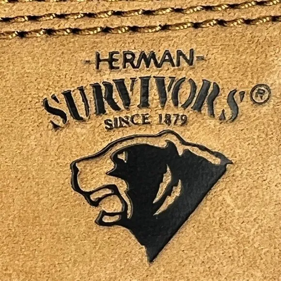 Herman Survivors Mens F2413-18 Brown Grizzly Steel Toe Size 11.5 W Work Boots