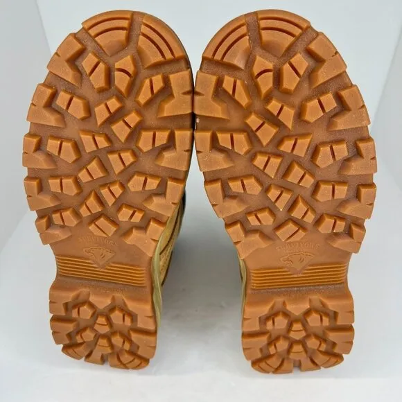 Herman Survivors Mens F2413-18 Brown Grizzly Steel Toe Size 11.5 W Work Boots