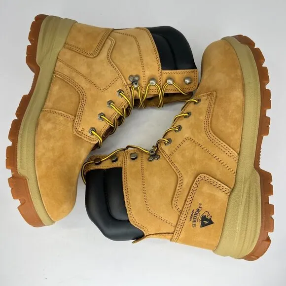 Herman Survivors Mens F2413-18 Brown Grizzly Steel Toe Size 11.5 W Work Boots