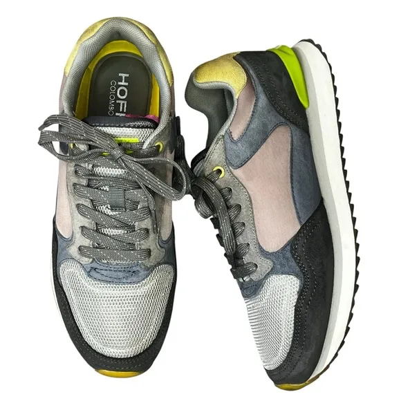Hoff Colombo sneakers, size 8, preowned in gently used condition.