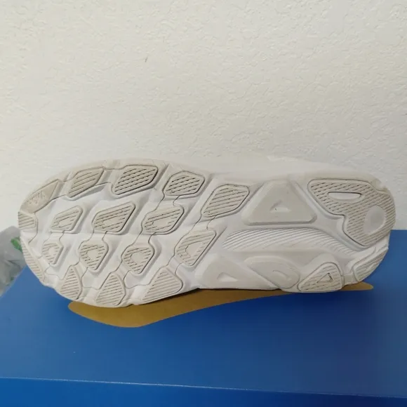 Hoka Clifton 9 Athletic White Running Shoes