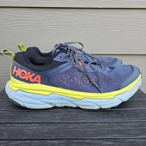 HOKA M Challenger ATR 6 Running Athletic Shoes Blue Yellow Men's Size 11.5 D