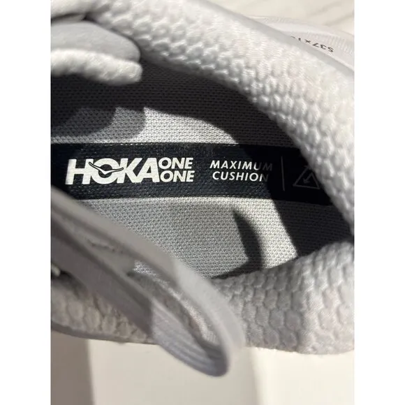 HOKA One Bondi SR Womens Slip-Resistant Harbor Mist Lunar Rock Shoes Size 5.5D