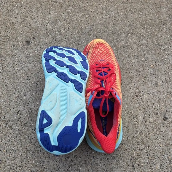 Hoka ONE Clifton 9  Multicolor Running Shoes Men Size 11.5D (46)
