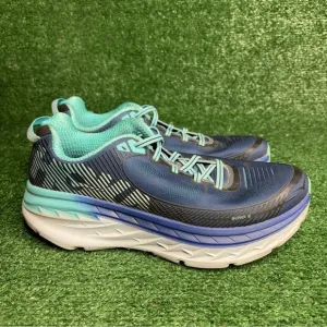 HOKA One On One Bondi 5 Women’s Size 11 Navy Blue Comfort Work Running Shoes