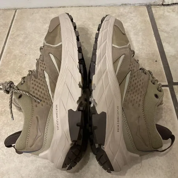 Hoka One One Anacapa Low GTX Men’s Size 9D Dune Oxford Tan Shoes 1122017-DOTN