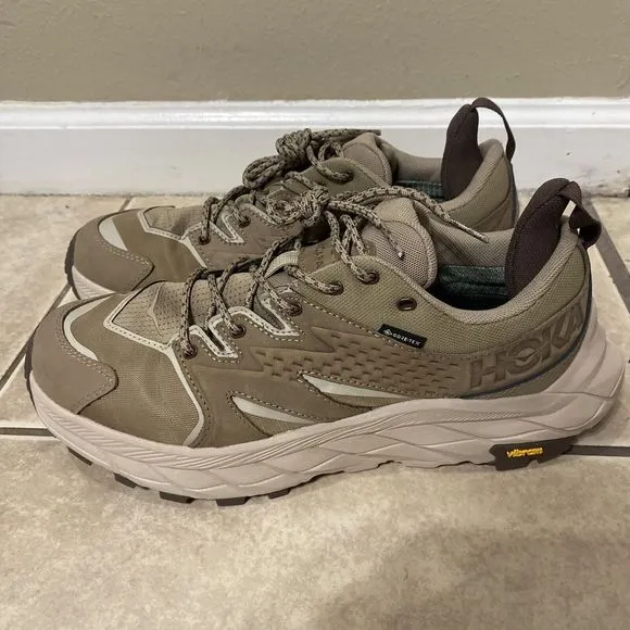 Hoka One One Anacapa Low GTX Men’s Size 9D Dune Oxford Tan Shoes 1122017-DOTN
