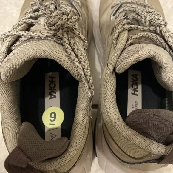 Hoka One One Anacapa Low GTX Men’s Size 9D Dune Oxford Tan Shoes 1122017-DOTN
