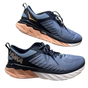 Hoka One One Arahi 3 Running Shoes Women's Size 8W Blue Pink Walking Comfort