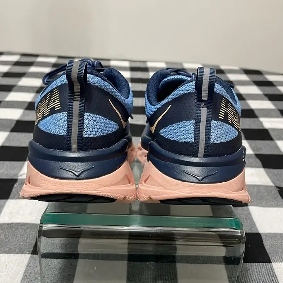 Hoka One One Arahi 3 Running Shoes Women's Size 8W Blue Pink Walking Comfort