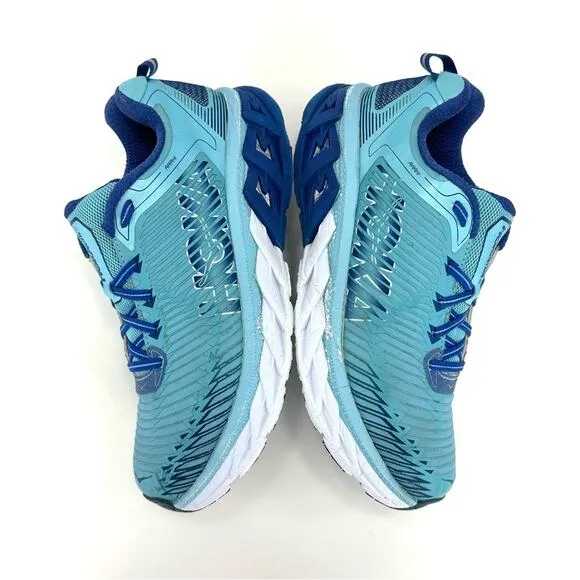 HOKA ONE ONE ARAHI BLUE WALKING / JOGGING / RUNNING SHOES / ATHLEISURE SNEAKERS