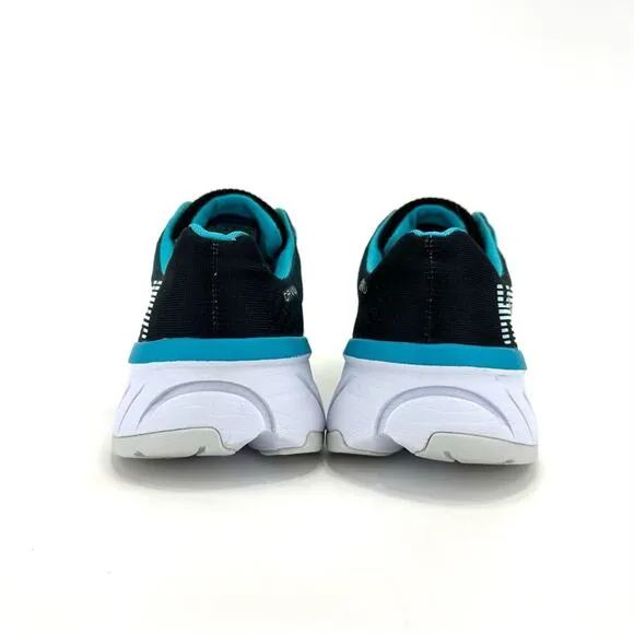HOKA ONE ONE CAVU BLUE BLACK &amp; WHITE WALKING RUNNING SHOES ATHLEISURE SNEAKERS