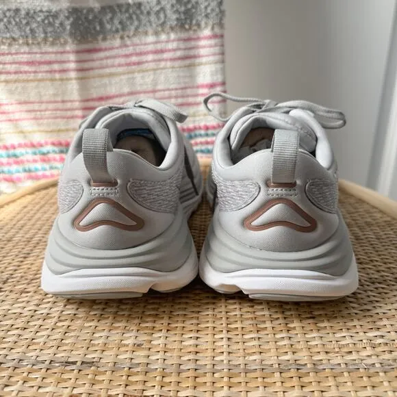 Hoka One One Gaviota 5 Harbor Mist Rose Gold Running Sneakers Women’s 7.5 Wide