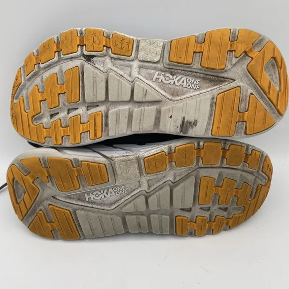 Hoka One One Mens Gaviota 3 1113520 CGOB Gray Running Shoes Sneakers Size 11.5 D