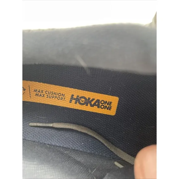 Hoka One One Mens Gaviota 3 1113520 CGOB Gray Running Shoes Sneakers Size 11.5 D