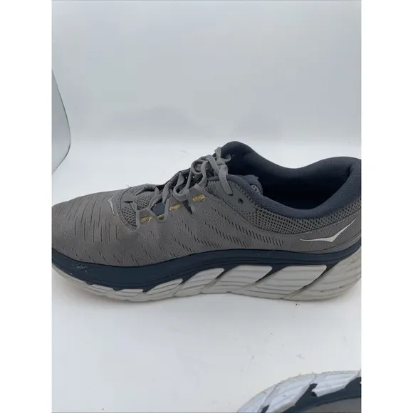 Hoka One One Mens Gaviota 3 1113520 CGOB Gray Running Shoes Sneakers Size 11.5 D