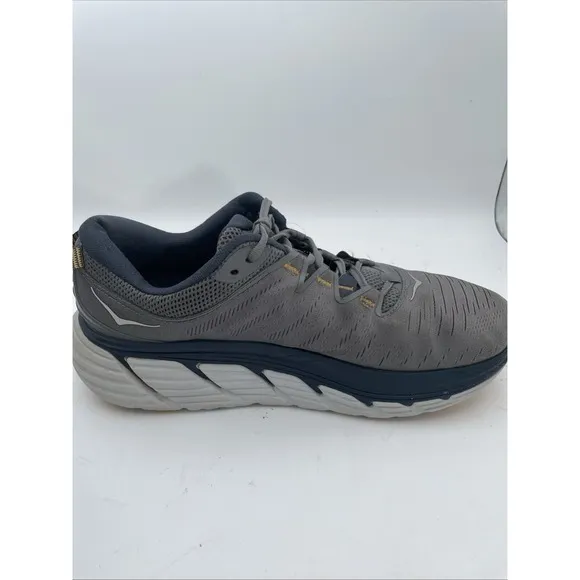 Hoka One One Mens Gaviota 3 1113520 CGOB Gray Running Shoes Sneakers Size 11.5 D