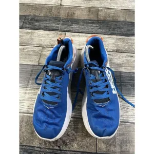 Hoka‎ One One Shoes Mens 11 Blue Carbon X Sneakers Running Walking Training