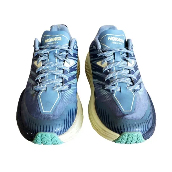 Hoka One One Speedgoat 4 Women's Size 6.5 Blue Athletic Shoes Sneakers 1106529