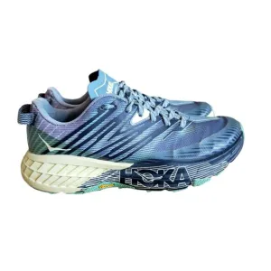 Hoka One One Speedgoat 4 Women's Size 6.5 Blue Athletic Shoes Sneakers 1106529