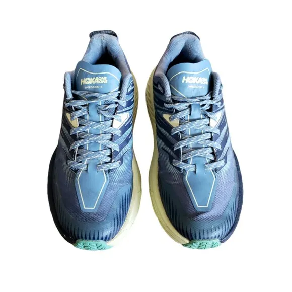 Hoka One One Speedgoat 4 Women's Size 6.5 Blue Athletic Shoes Sneakers 1106529