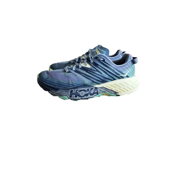 Hoka One One Speedgoat 4 Women's Size 6.5 Blue Athletic Shoes Sneakers 1106529