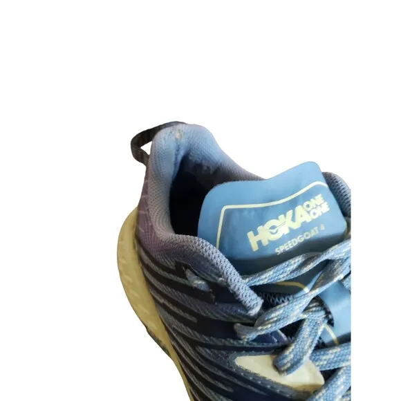 Hoka One One Speedgoat 4 Women's Size 6.5 Blue Athletic Shoes Sneakers 1106529