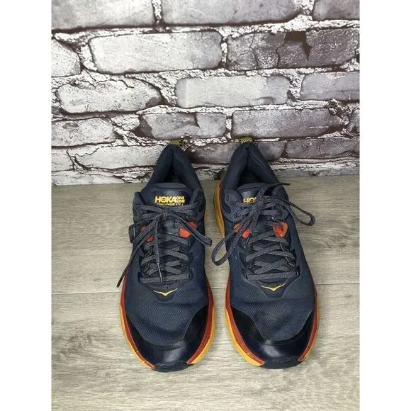 Hoka One Challenger Atr 6 1106510-OSRY Blue Textile Running Shoes Men Sz 8.5M US