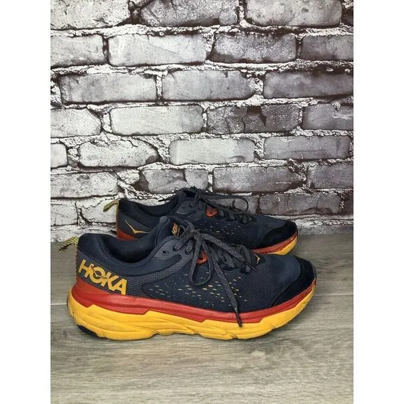 Hoka One Challenger Atr 6 1106510-OSRY Blue Textile Running Shoes Men Sz 8.5M US