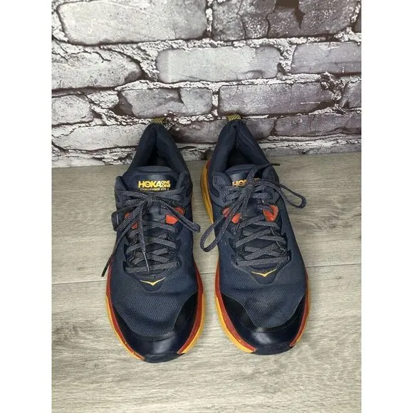 Hoka One Challenger Atr 6 1106510-OSRY Blue Textile Running Shoes Men Sz 8.5M US