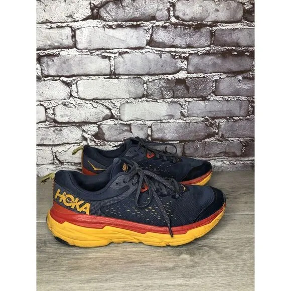Hoka One Challenger Atr 6 1106510-OSRY Blue Textile Running Shoes Men Sz 8.5M US